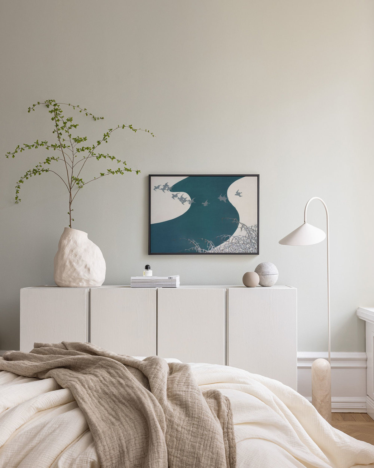Kamisaka Sekka - Birds from Momoyogusa Canvas print