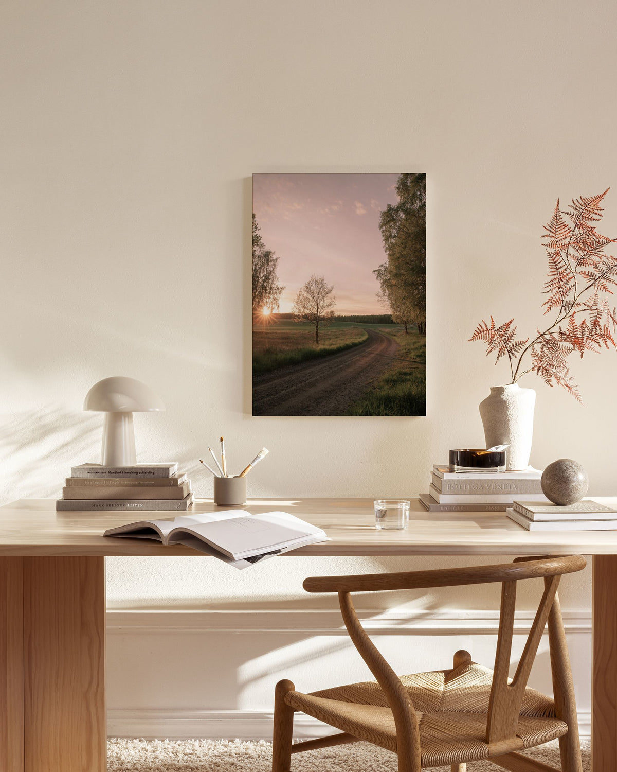 Sunset Road Canvas print