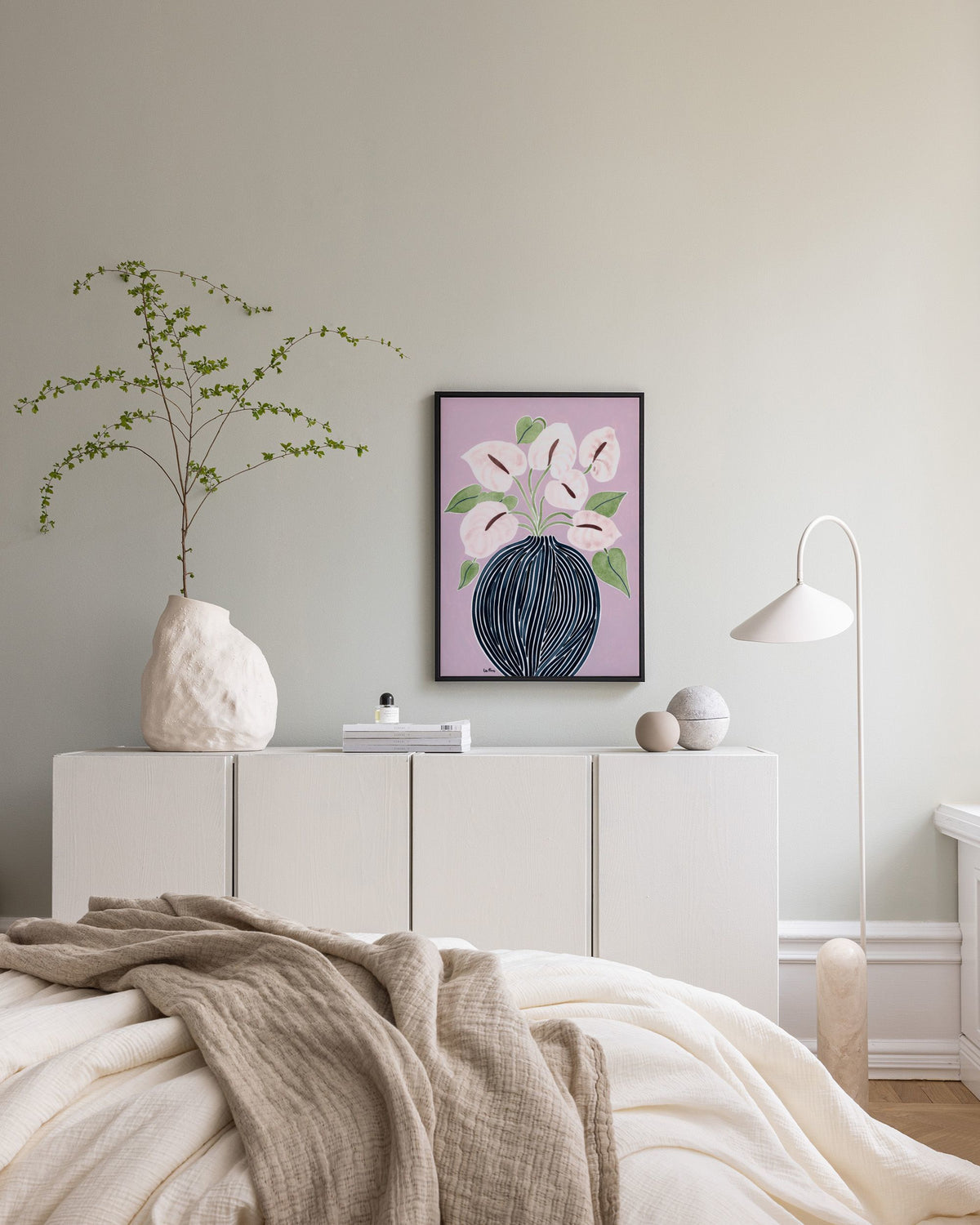 La Poire - Anthuriums Canvas print