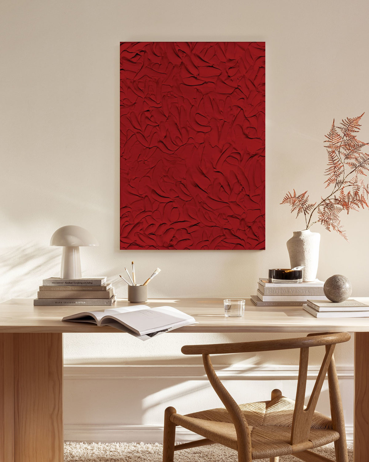 Manifeste Rouge Canvas print