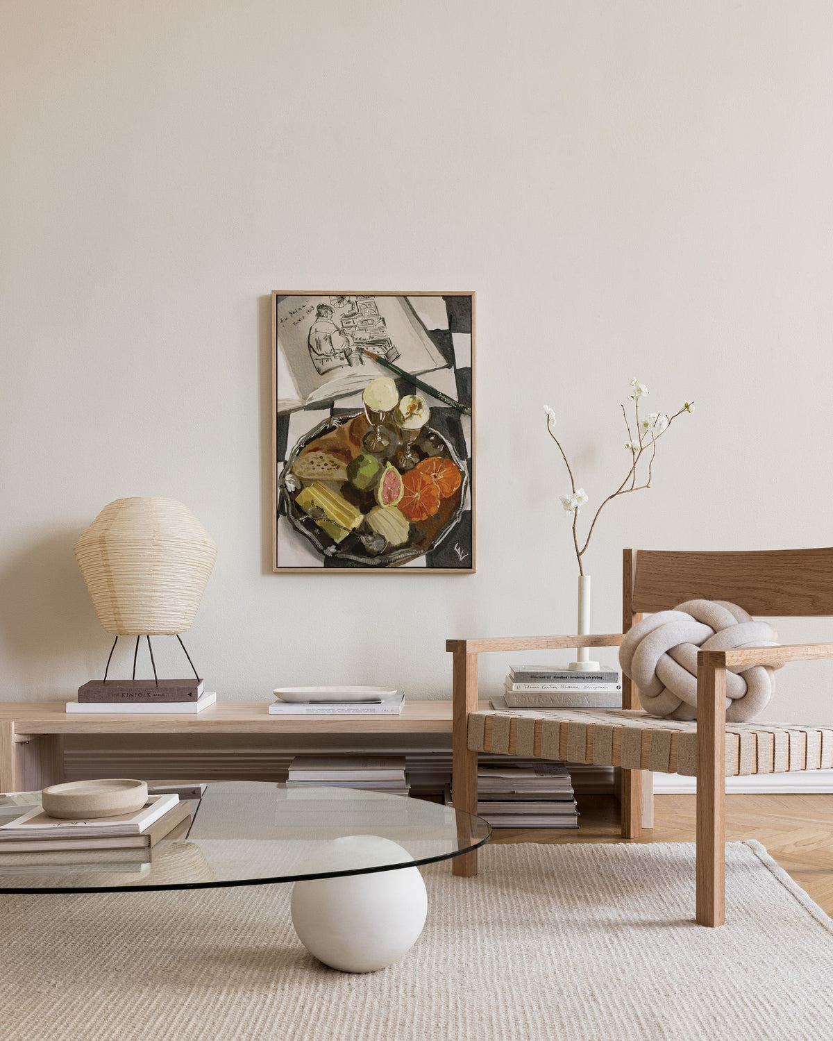 Ekaterina Zagorska - Parisian Breakfast Canvas print