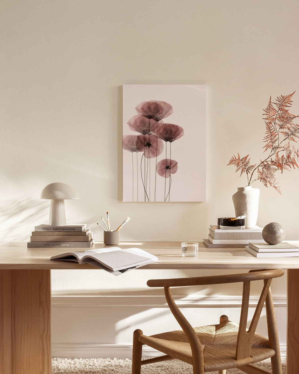 Poppy Bunch Canvas print