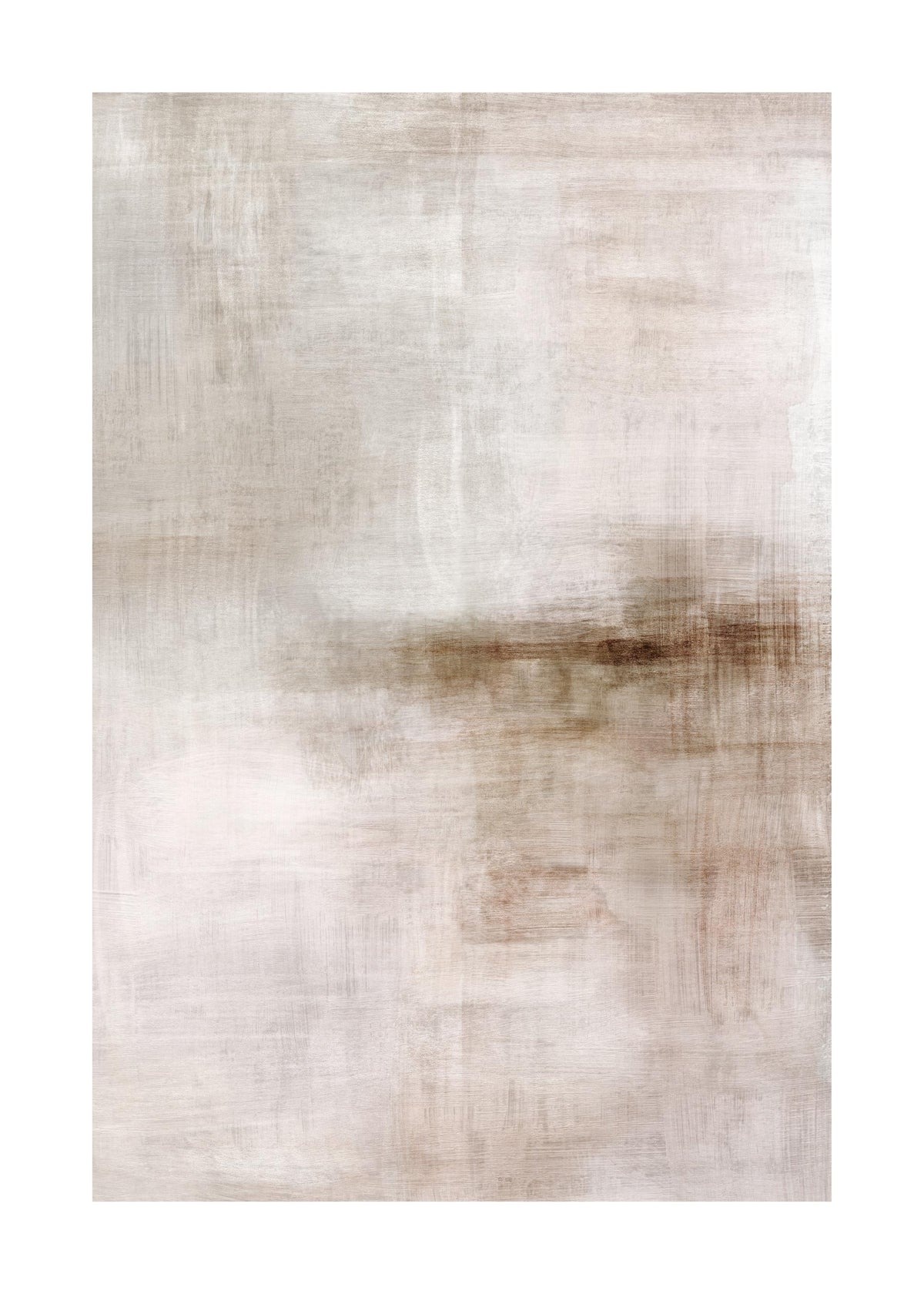 Beige Abstract Painting No1 Print