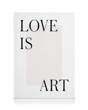 Love is Art Canvas print