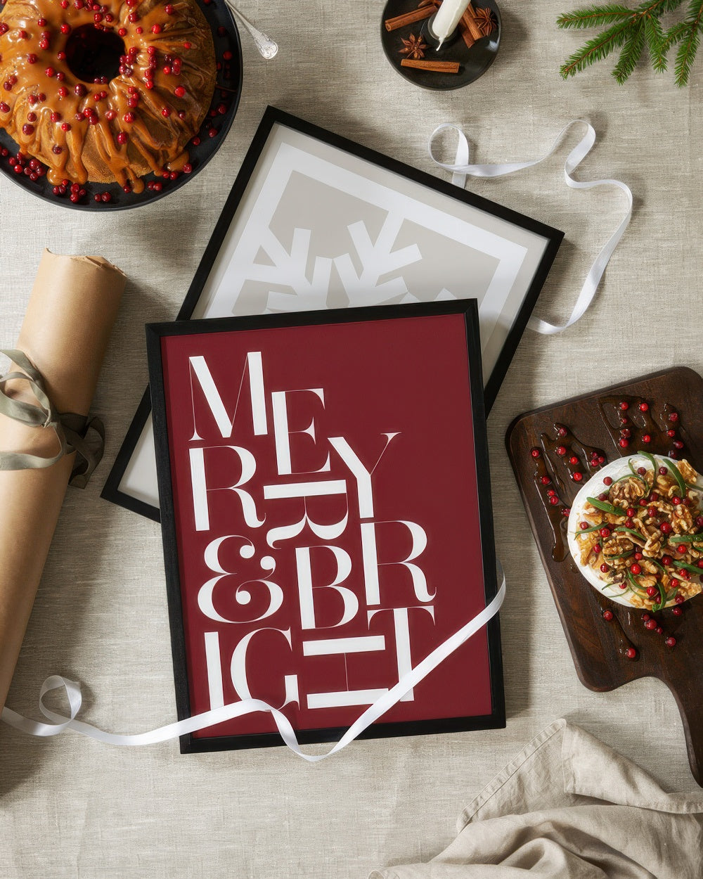Merry and Bright Print