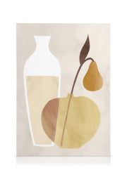 Vase and Pear Canvas print