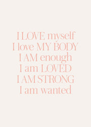 I Love Myself Print
