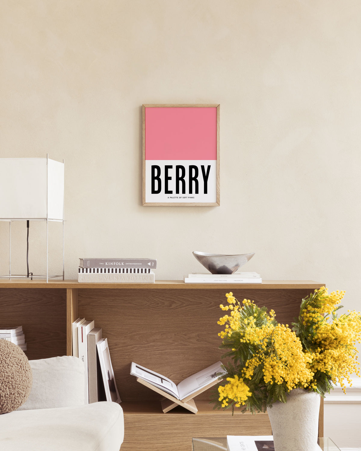 Berry Pink Print