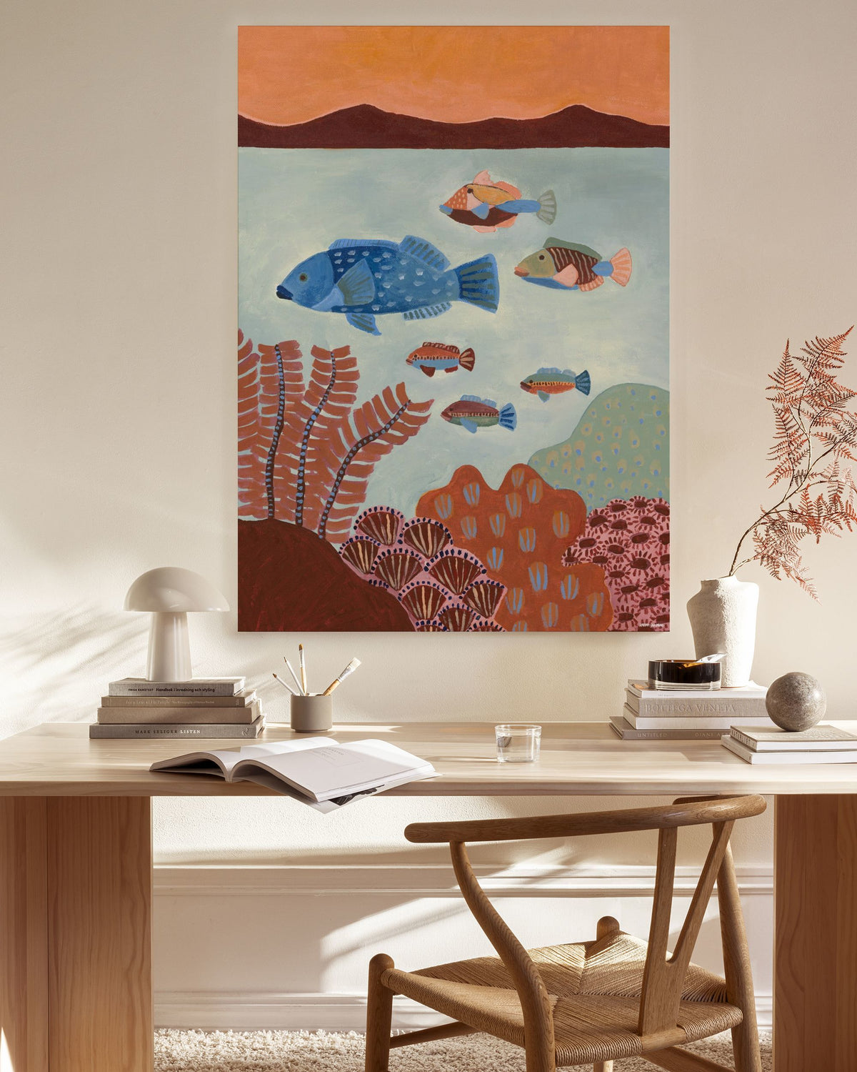 Karina Jambrak - A Swim in the Ocean Canvas print