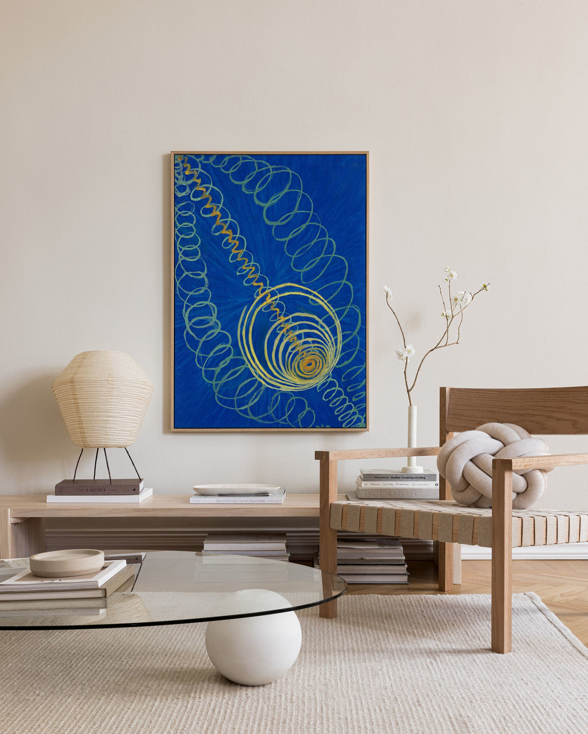 Print - Primordial Chaos, No.16 by Hilma af Klint Canvas print
