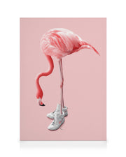 Jonas Loose - Sneaker Flamingo Canvas print