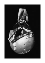 American Football Helmet Print
