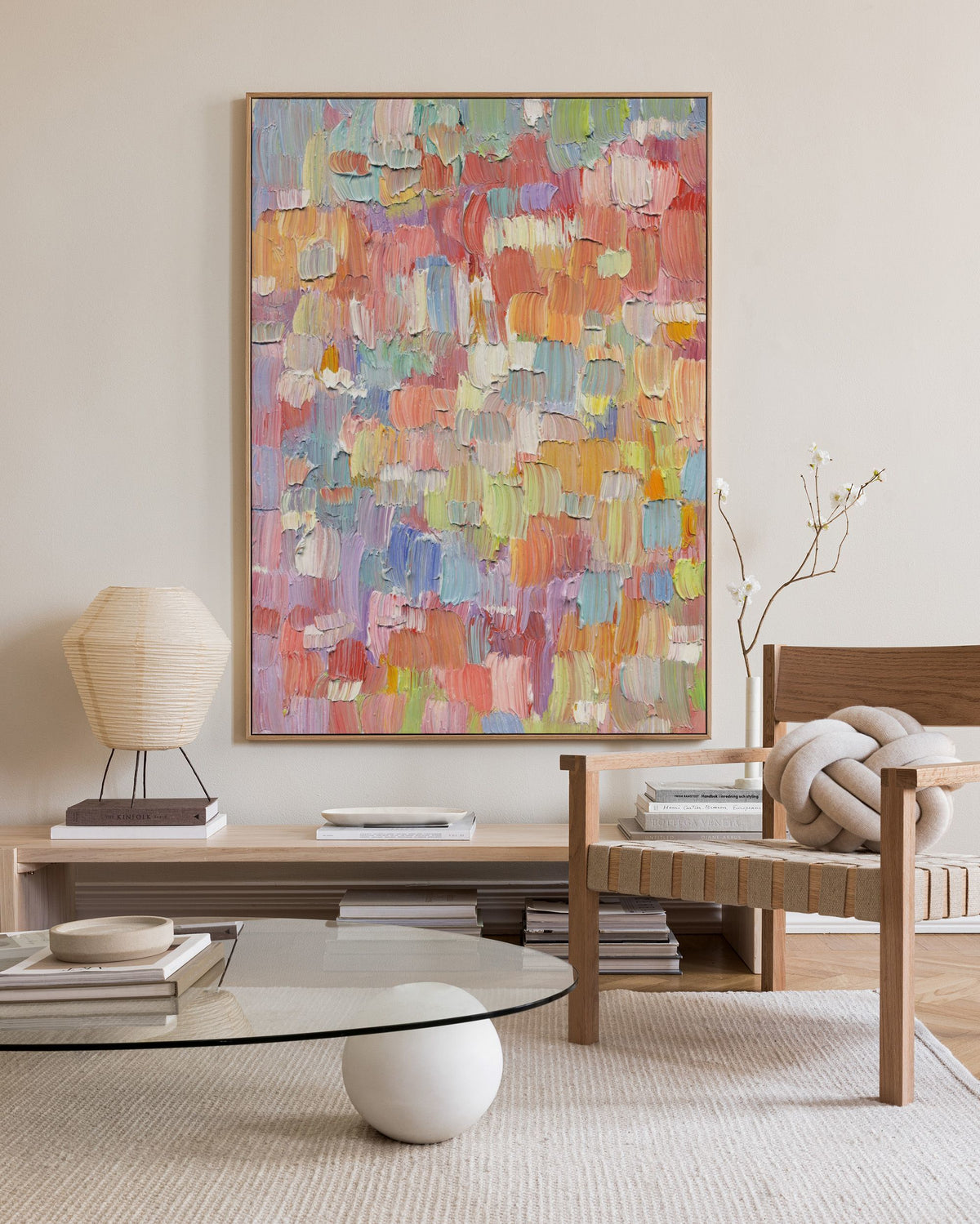 Colorful Strokes Canvas print