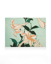 Hokusai - Trumpet Lilies Canvas print