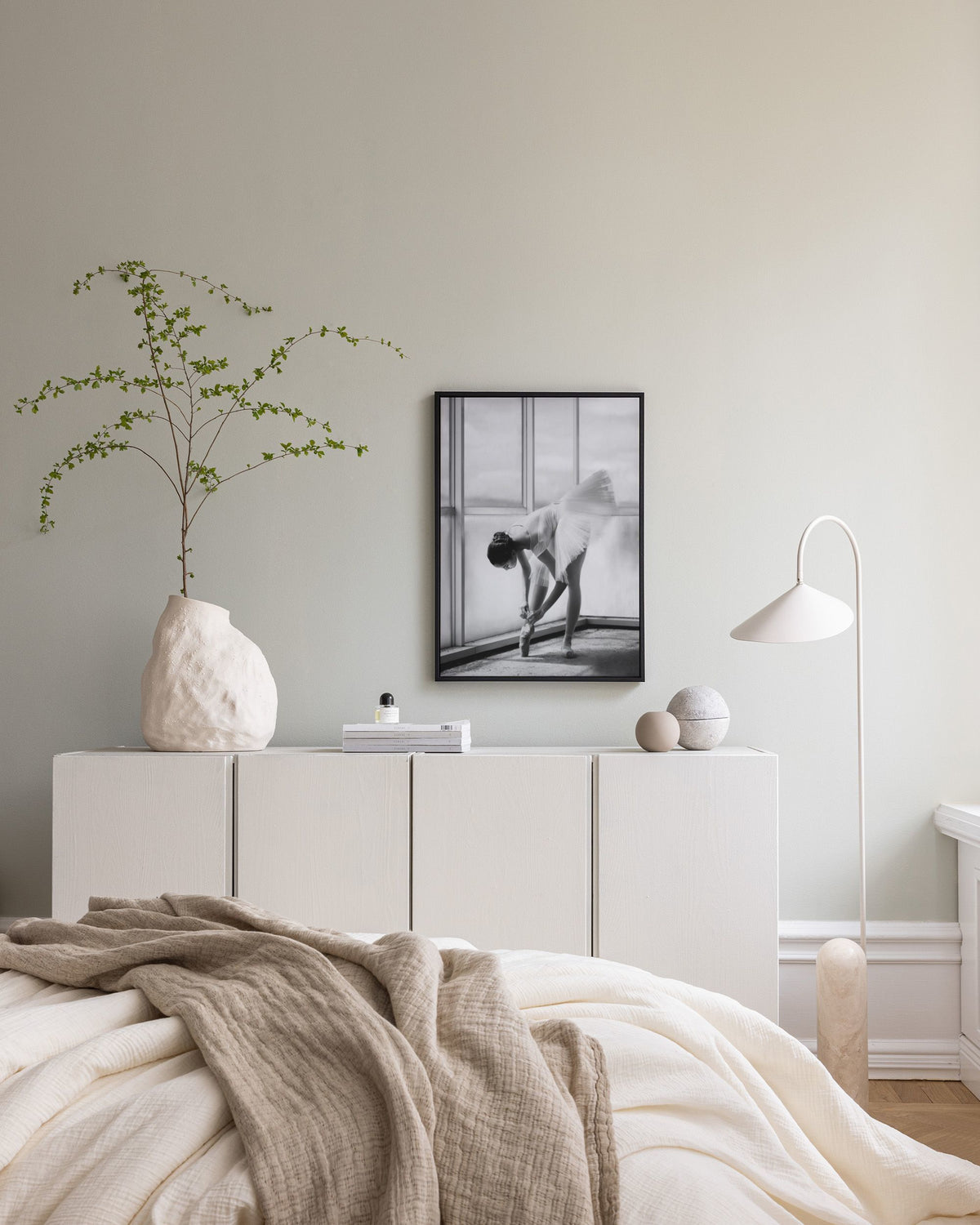 Ballerina Preparation Canvas print
