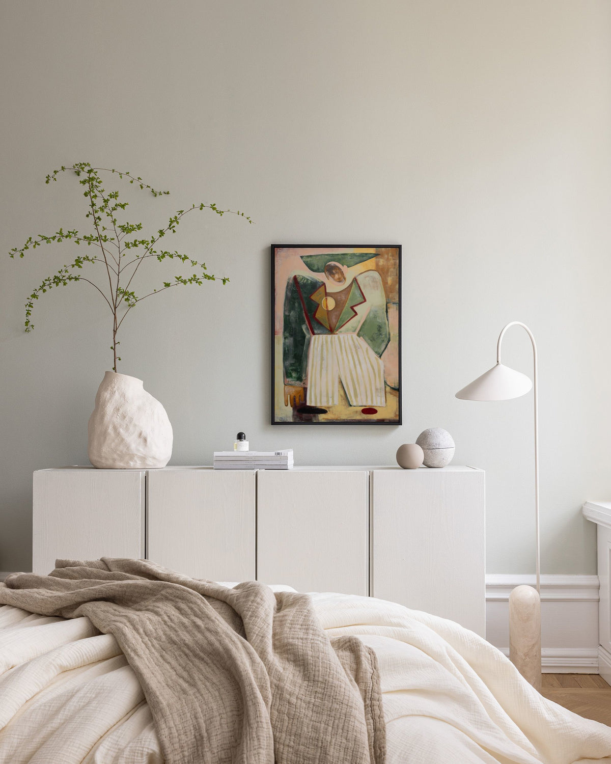 Figure in Suit Canvas print