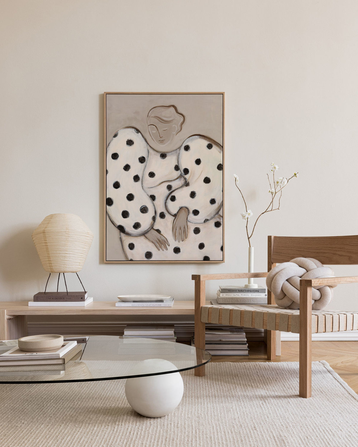 Polka Dotted Dream Canvas print