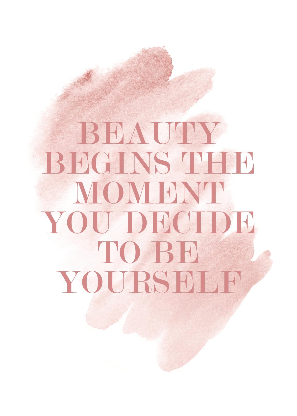 Beauty Begins Print