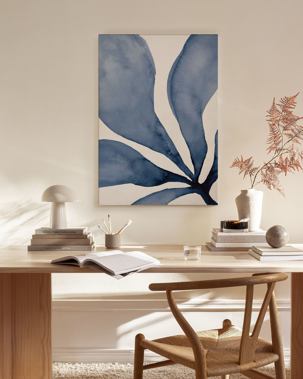 Watercolor Seaweed No1 Canvas print