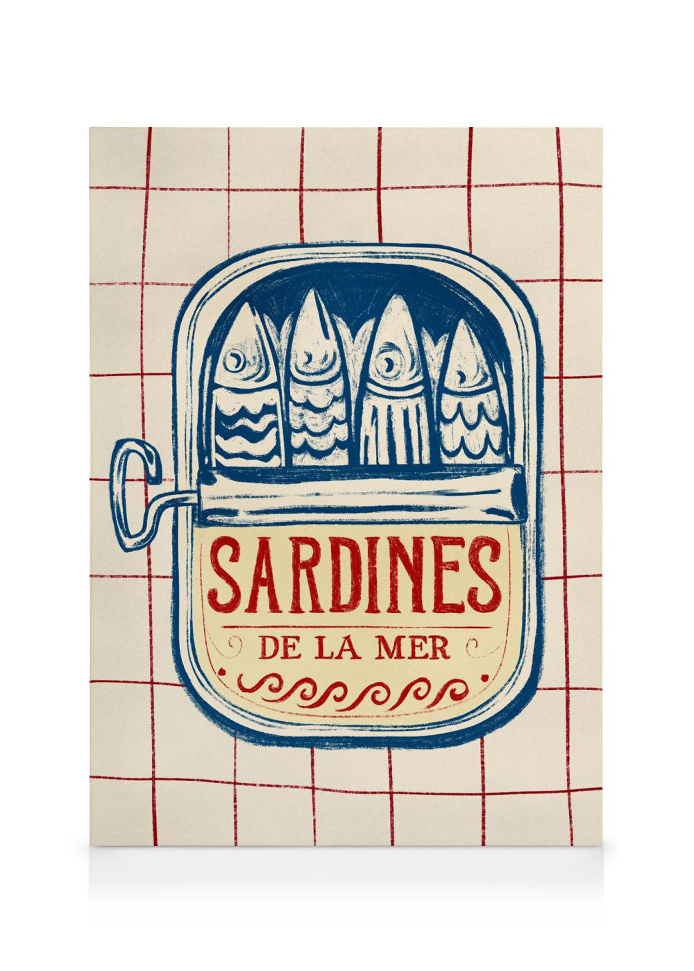 Sardines de la Mer Canvas print