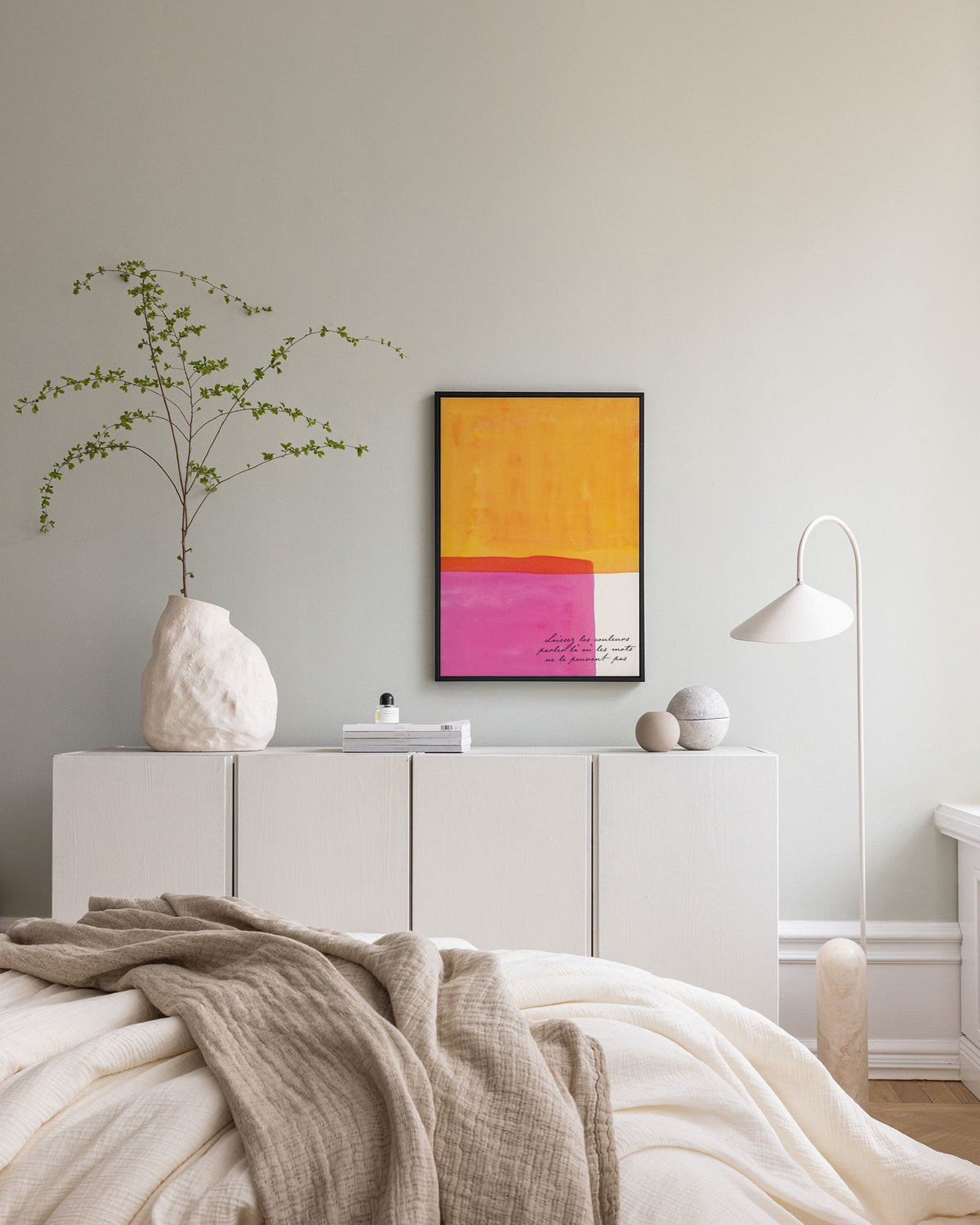 Let Colours Speak Canvas print