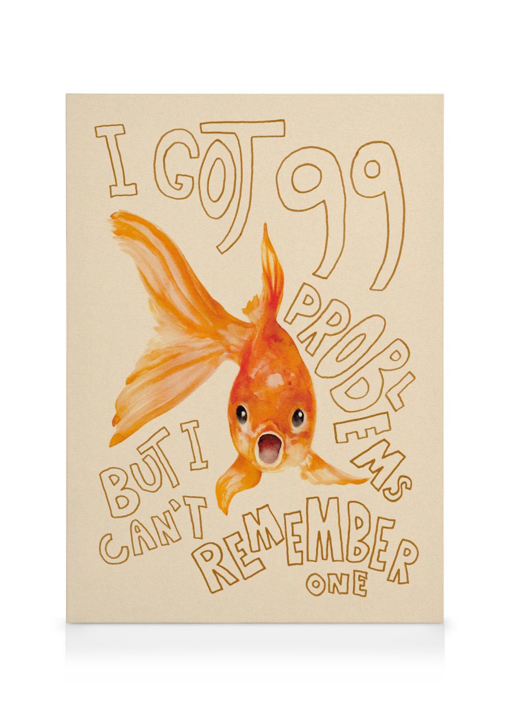 Memory of a Goldfish Canvas