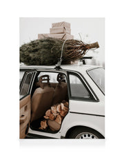 Holiday Car Canvas print