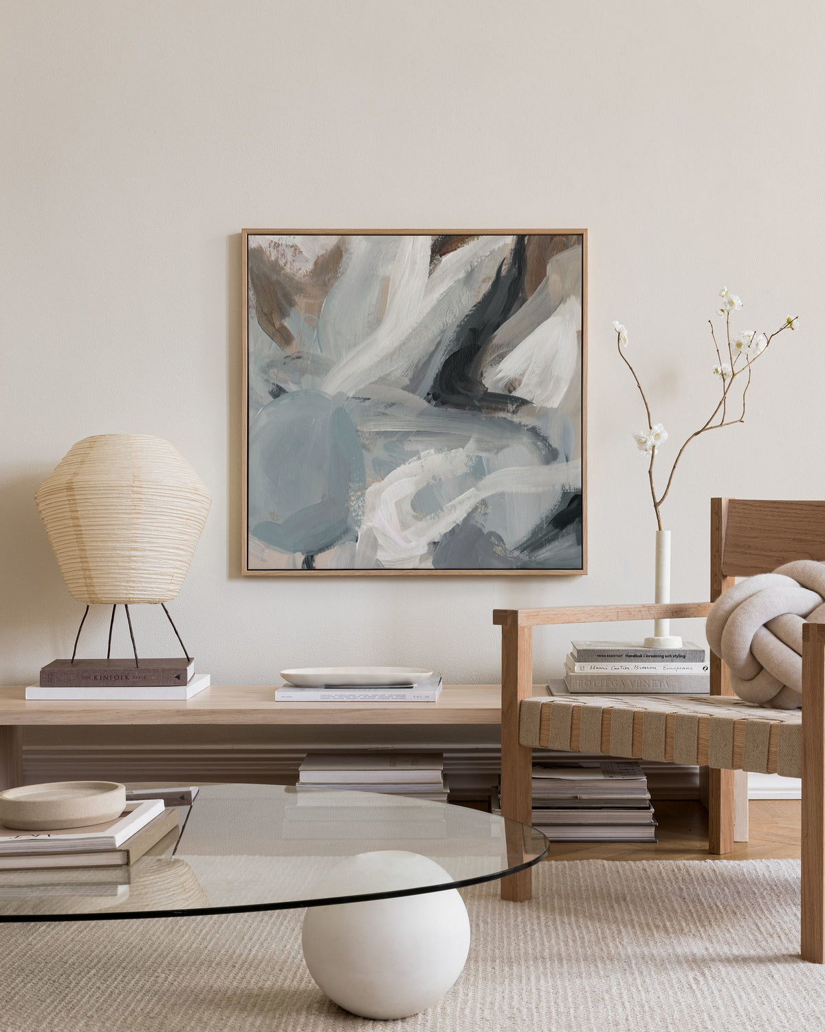 Tranquil Teal No2 Canvas print