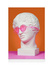 Greek God in Glasses Canvas print