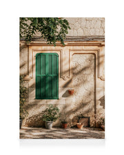Green Window Canvas print