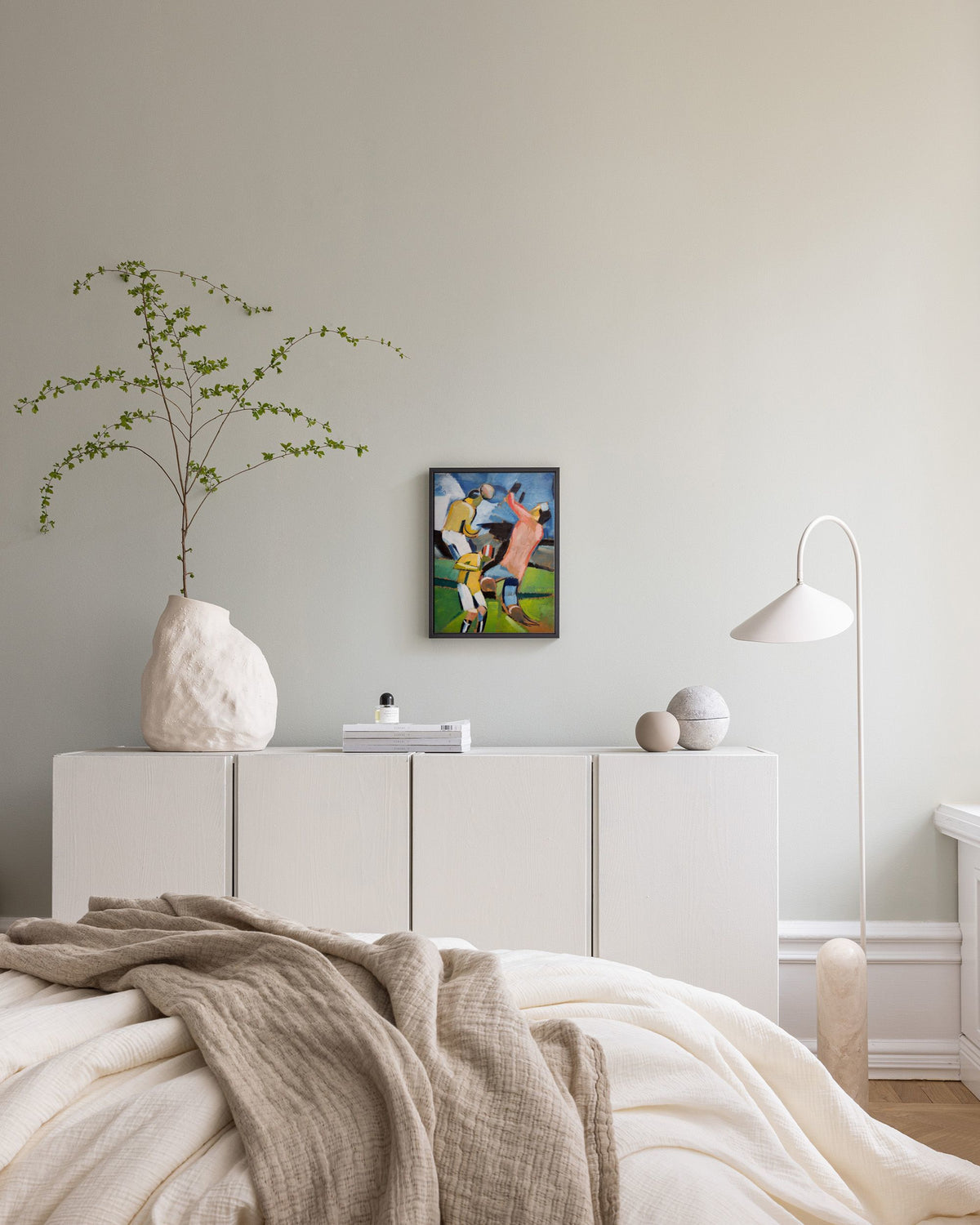 Harald Giersing - Football Players Canvas print