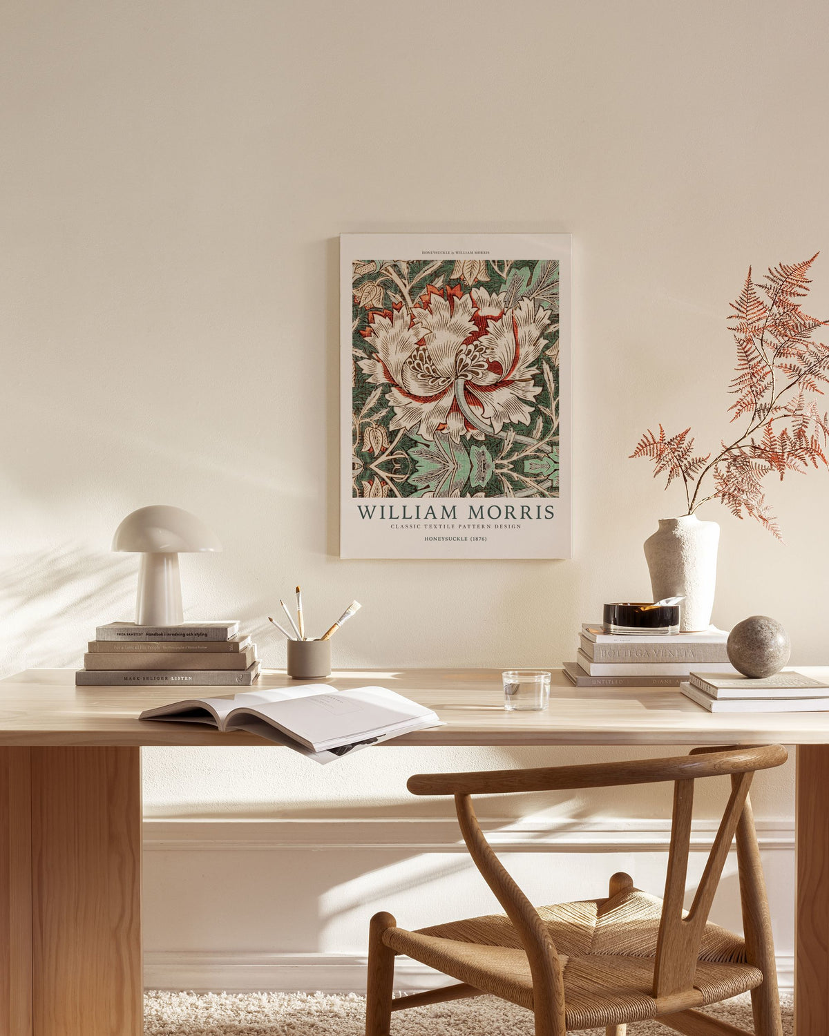 William Morris - Honeysuckle Canvas print