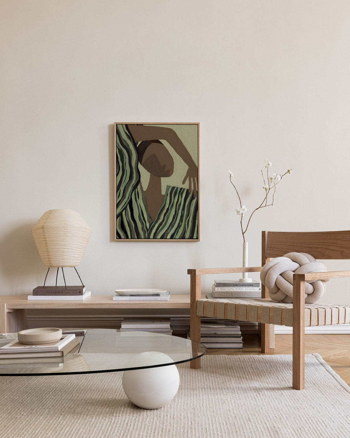 Soft Contour Canvas print