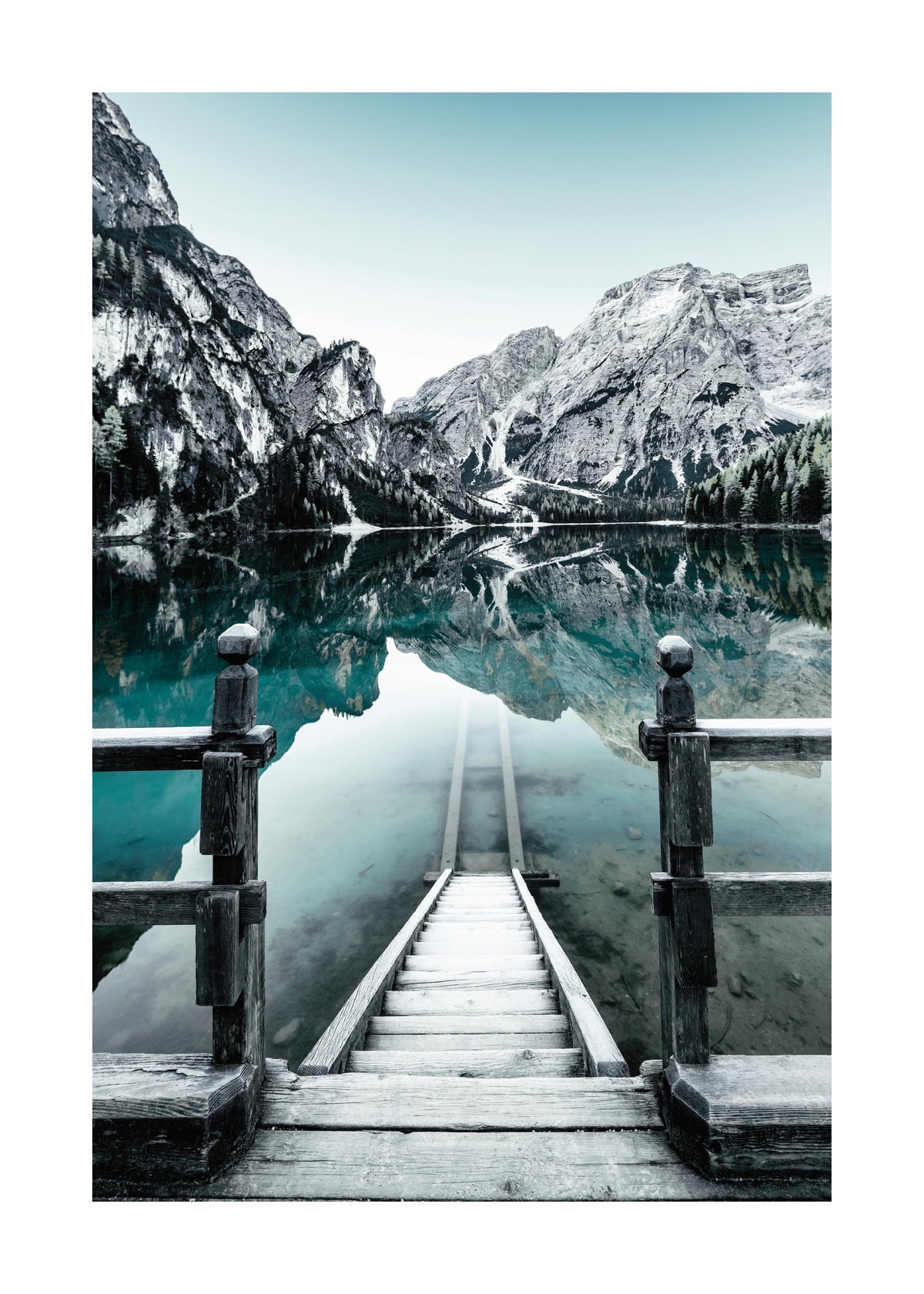 Braies Lake Print