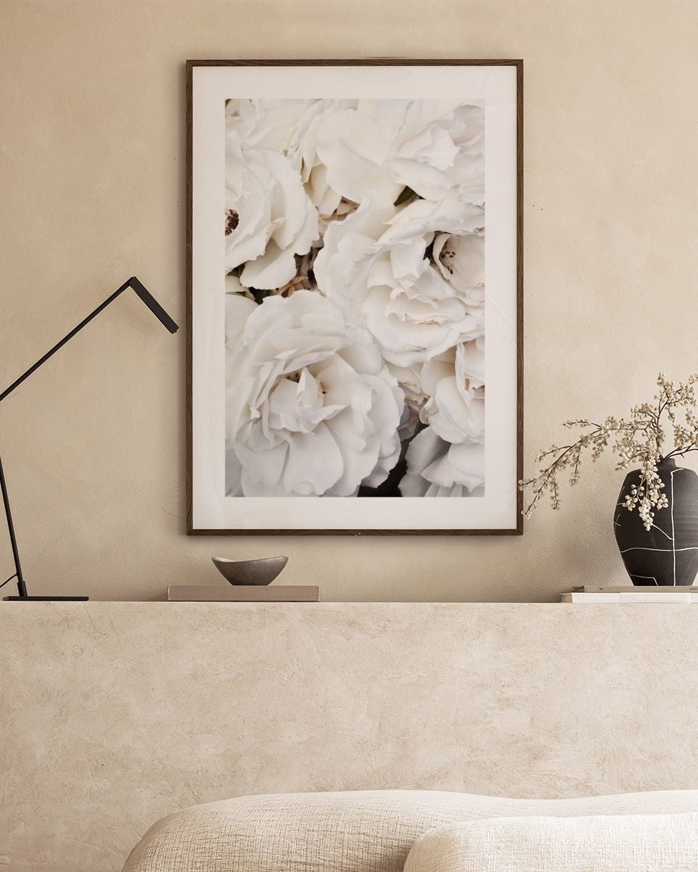 White Roses Print