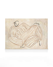 Figure in Beige Canvas print