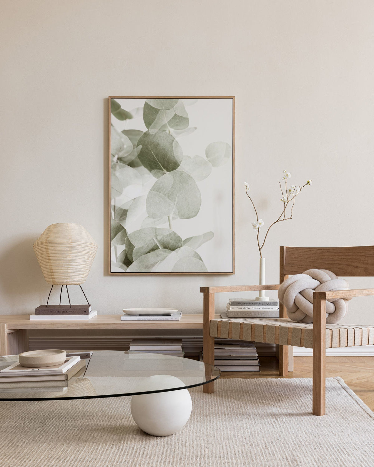 Abstract Eucalyptus No1 Canvas print