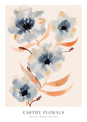 Earthy Florals No2 Print