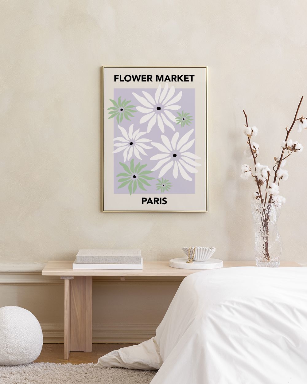 Paris Flower Market Print