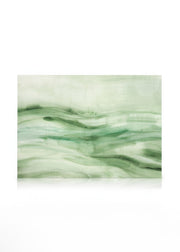 Flowy Green No1 Canvas print