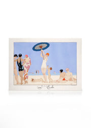 George Barbier - Au Lido Plate no.14 Canvas print