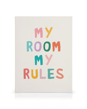 My Room My Rules Canvas print