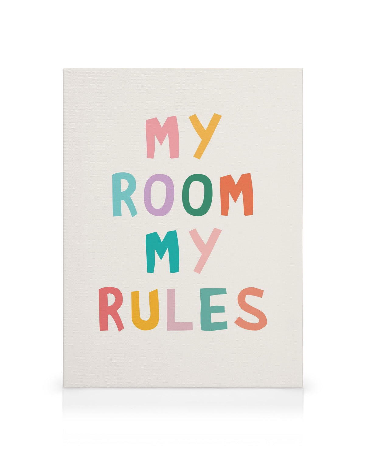 My Room My Rules Canvas print