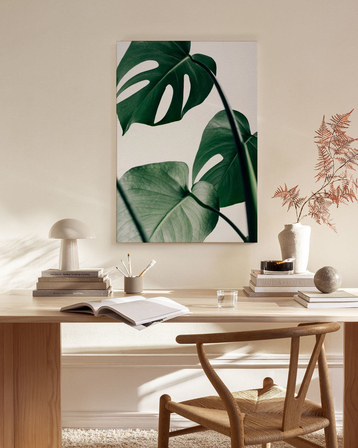 Monstera Three Canvas print