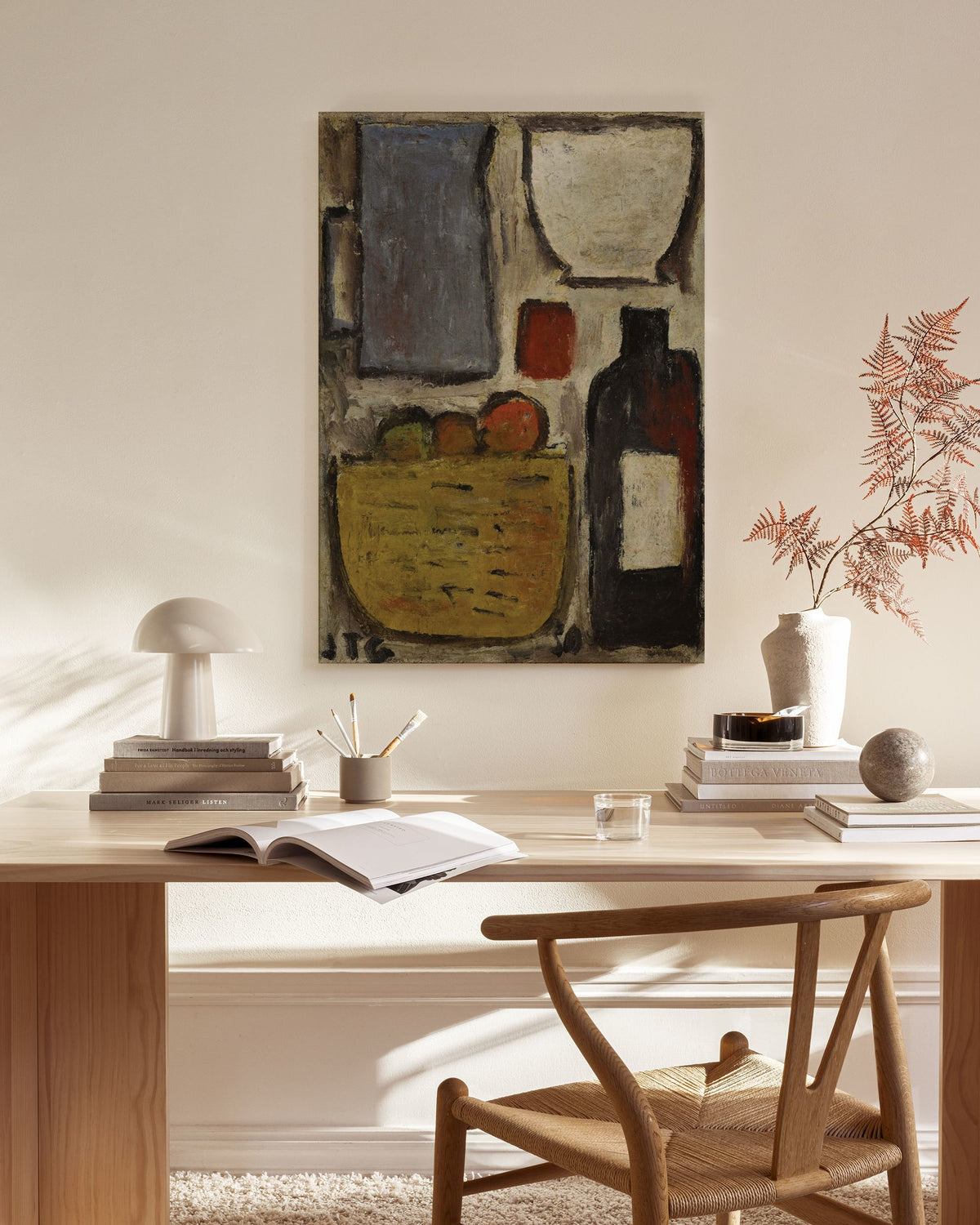 Joaquín Torres García - Panier aux fruits Canvas print