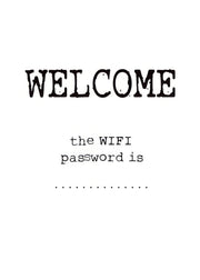 Wifi Password, Prints