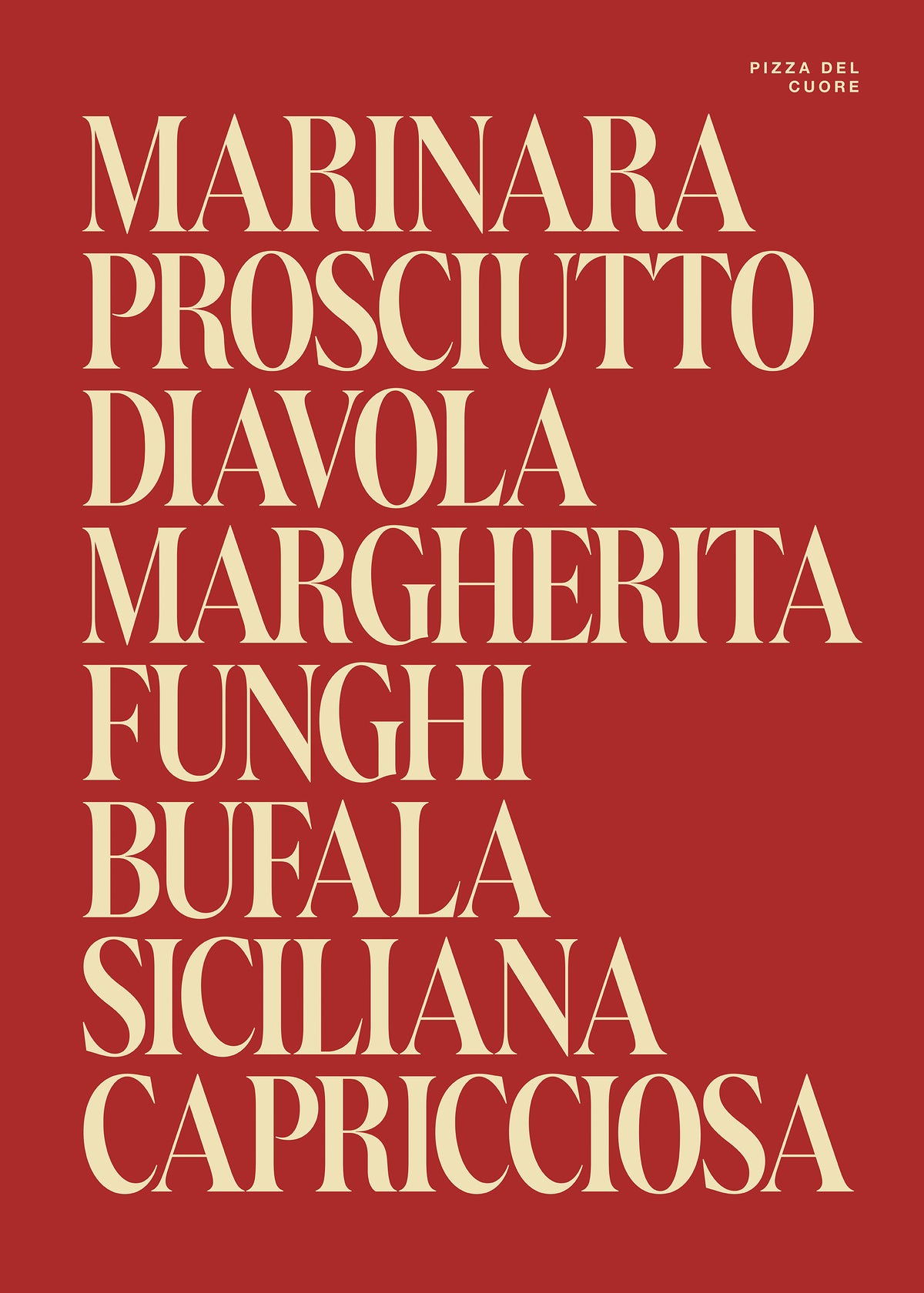 Pizza del Coure Print