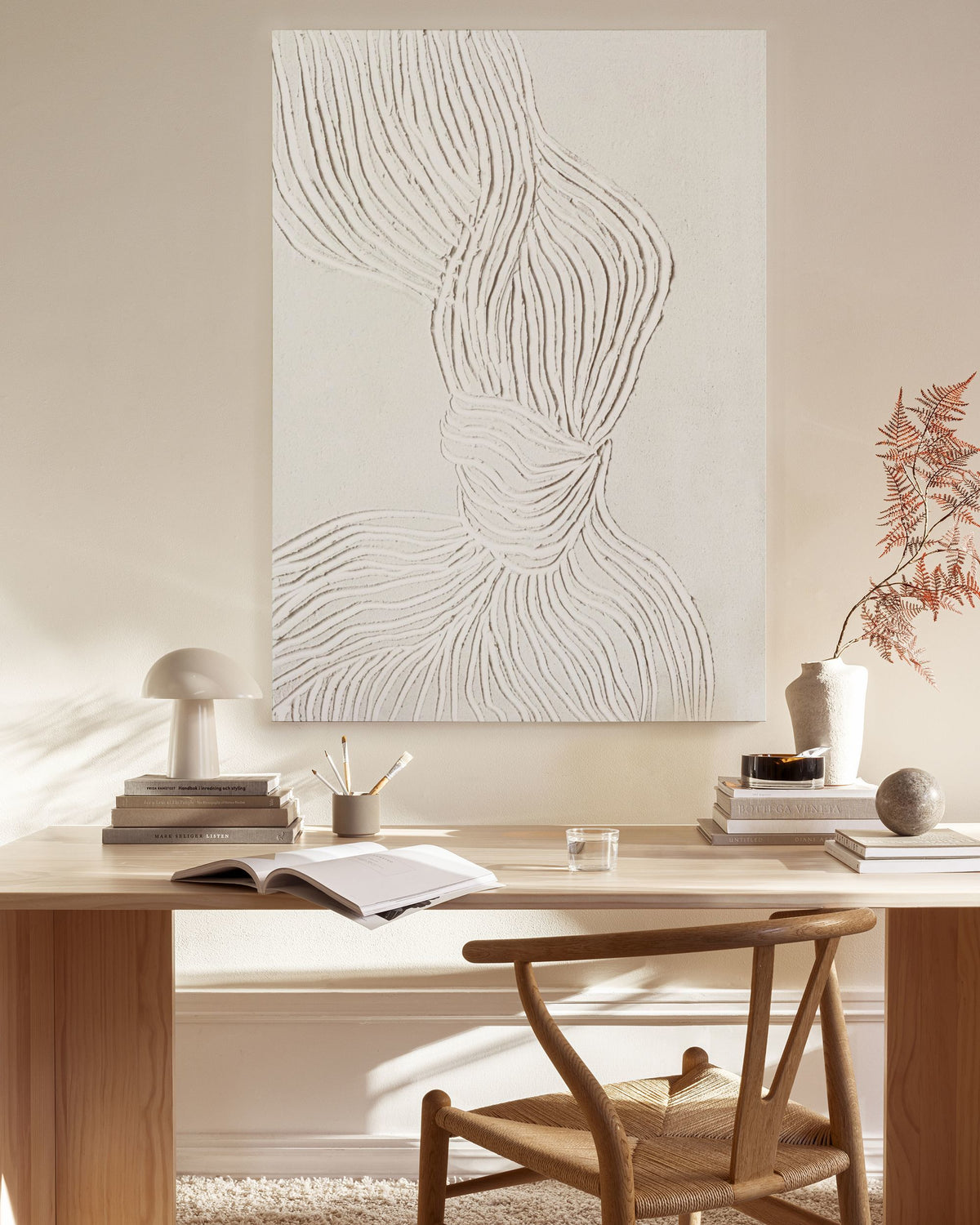Knot Texture Canvas print