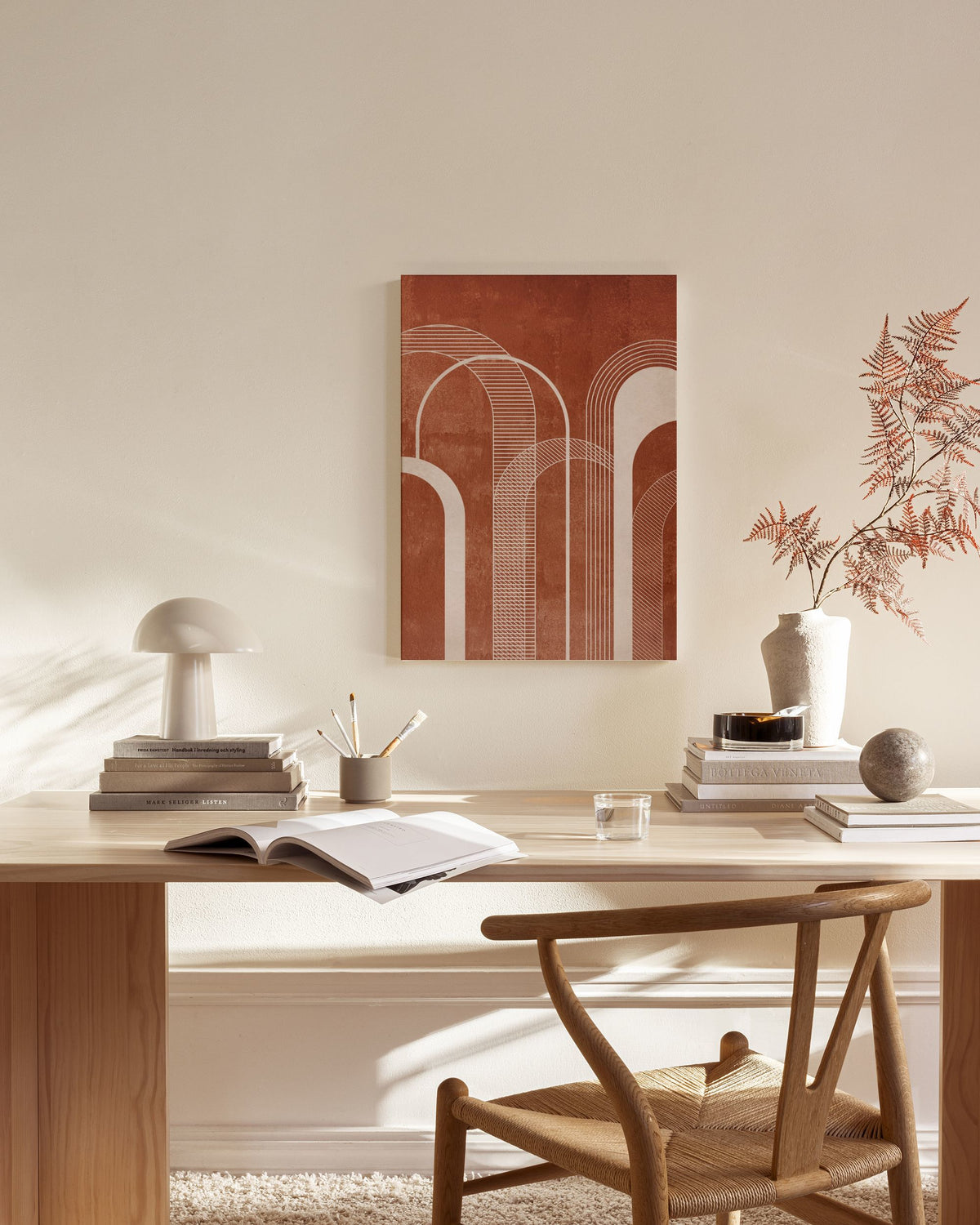 Abstract Arches Canvas print