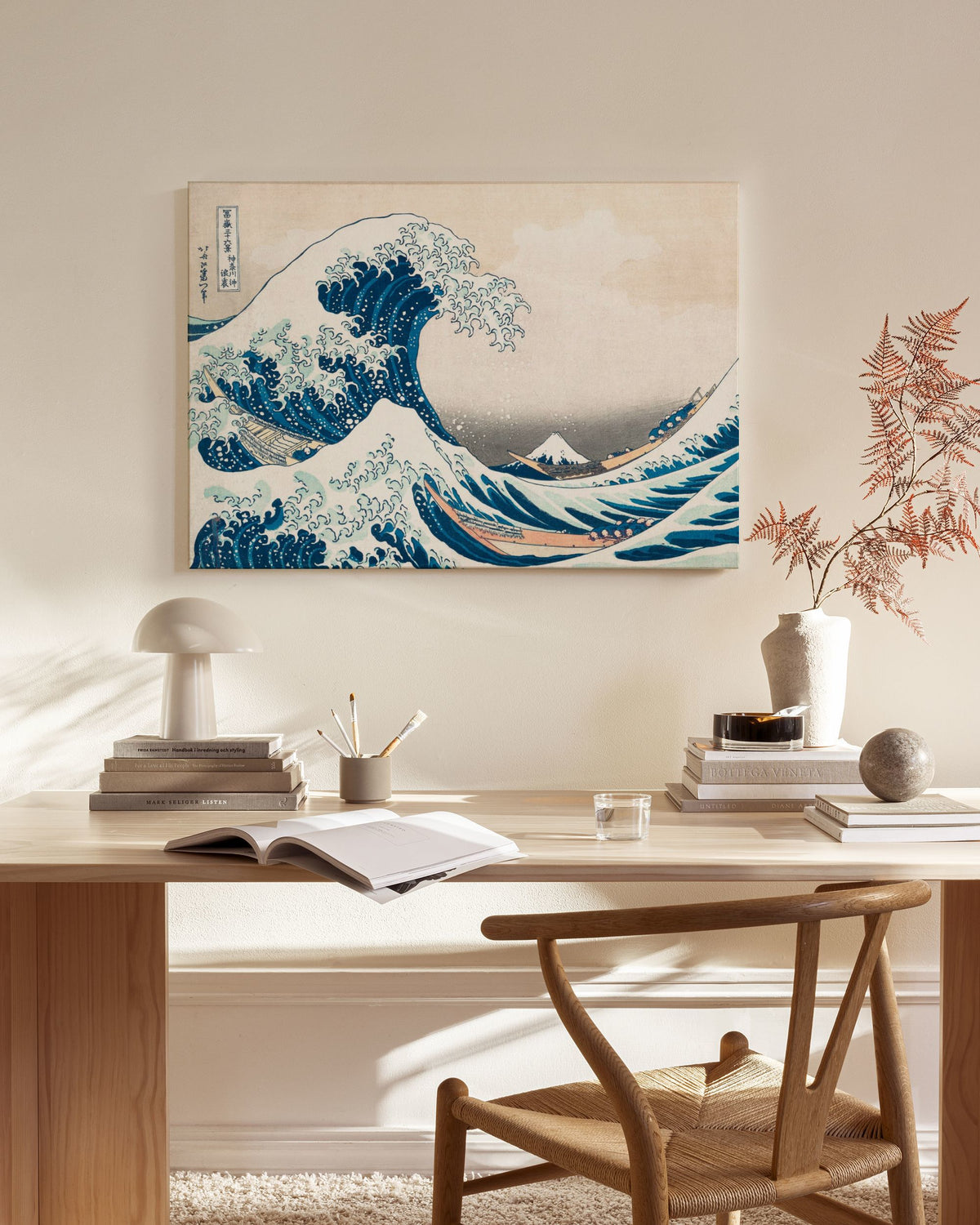 Hokusai - The Great Wave Landscape Canvas print